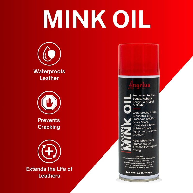 Angelus Genuine Professional Mink Oil Conditioner Spray