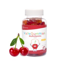 Dr. T VictaGummies Multivitamins 180 gr for Kids - Berry & Orange Flavor - Pectin Gummies - Improved Energy - Overall Wellbeing - 60 Count (Pack of 1)
