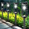 COXSENI Solar Path Lights Outdoor 8 Pack, Bright Solar Pathway