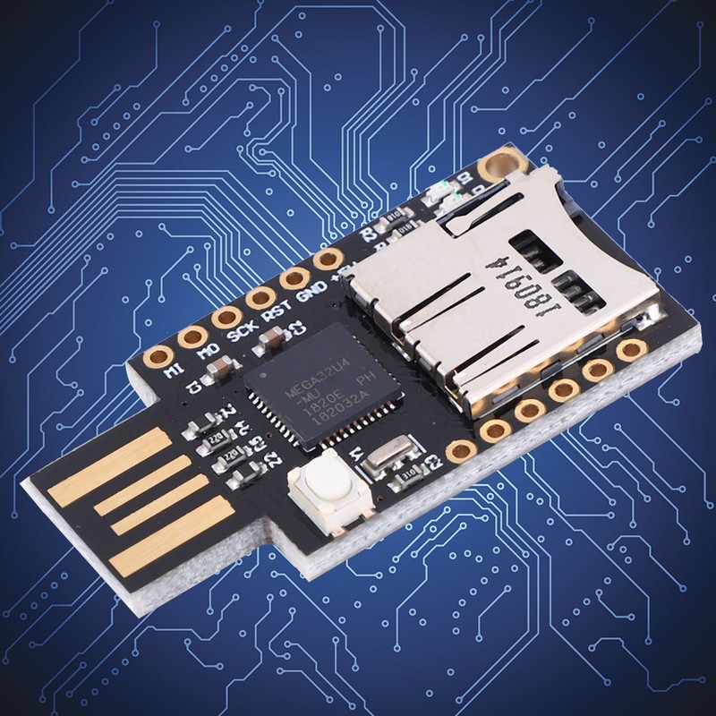 CJMCU- Virtual Keyboard Badusb USB TF Memory Keyboard ATMEGA32U4(Black )