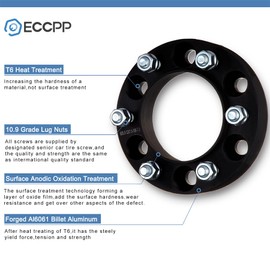ECCPP 4X 15mm 5x130mm to 5x130mm Wheel Spacer 5 Lug Wheel Spacers 5x130 71.6mm for 2003-2016 for Cayenne for Boxster for Cayman for Panamera 1999-2015 for 911 with 14x1.5 Studs