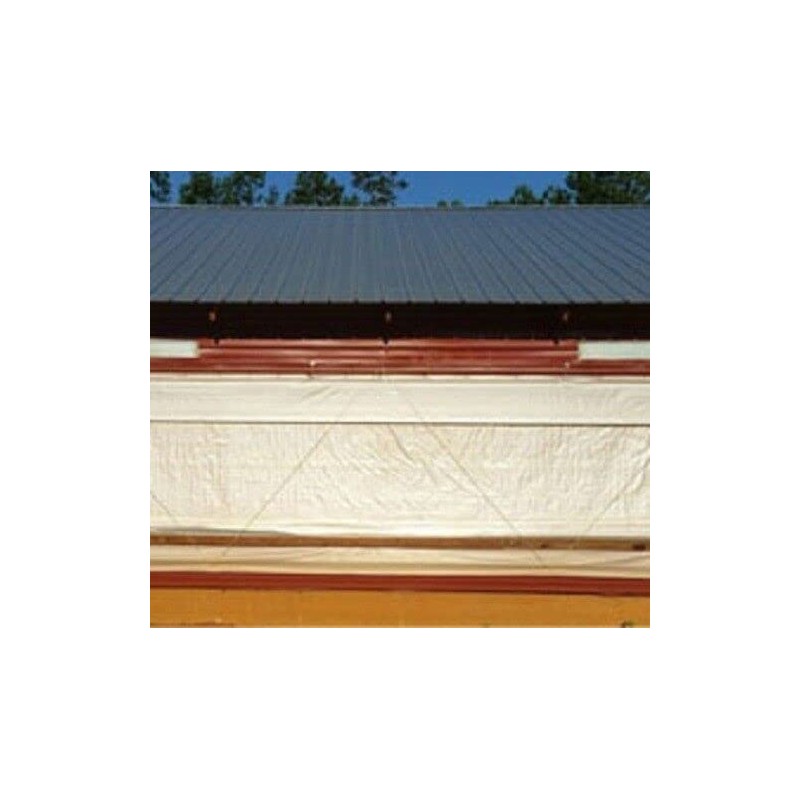 Trade Winds 1000SF 4FT White Crawlspace Encapsulation Vapor Barrier Insulation