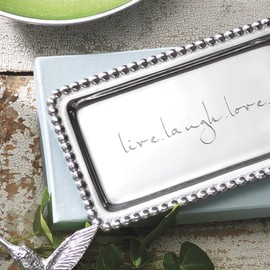 Mariposa "live. laugh. love" Tray