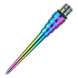 ONE80 Dart Titanium Steel Tip Screw Tips, High-Quality Interchangeable Tips, Conversion Point Titanium for Maximum Durability (Model B, Multicoloured, 30 mm)