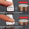 [New Upgrade] 19.7Ft Silicone Door Weather Stripping Door Seal Strip