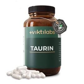Taurin - Hochdosiert 500mg reines Taurin pro Kapsel - Essenzielle Aminosäure für Energiestoffwechsel & Elektrolythaushalt - Optimal bioverfügbar & ohne Zusatzstoffe- 100% vegan (1er Pack)