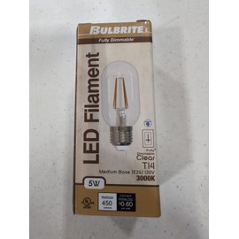 Bulbrite 776820 - LED Tubular Antique Filament Light Bulb 30K 5W