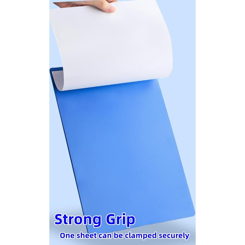 Clipboard A4, 2 Clipboards with Rubberised Metal Clamp, Clipboard Writing
