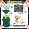 Huhumy 5 Pcs Dog Graduation Costume Set Include 2025 Pet