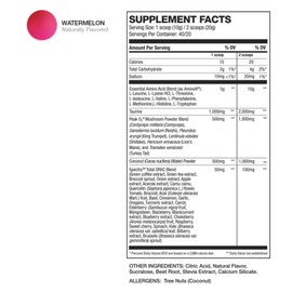 HD MUSCLE IntraHD Intra Workout EAA+ Powder | Increase Endurance, Enhance Muscle Recovery, Hydration Support | 10g EAAs, 2g Taurine, 1g Coconut Water Powder | 40 Servings (Watermelon)