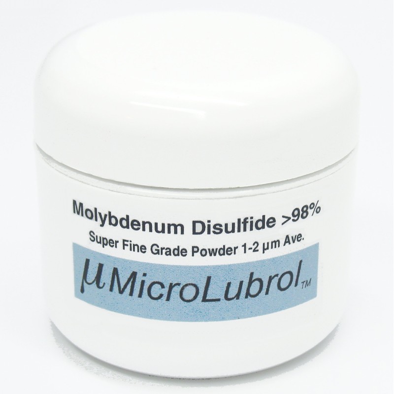 MicroLubrol 1 oz Molybdenum DISULFIDE Moly MoS2 Powder 1-2 Micron
