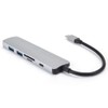 TypeC 6 in 1 Hub MultiFunctional Expansion Dock TypeC to