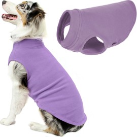 Gooby Boys 6X-Large Length (27.5 Inch) Stretch Fleece Vest, Lavender, 6X-Large Length 27.5 US