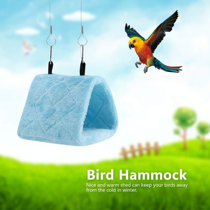 Bird Hanging Cage, Soft Plush Hammock Hanging Cage Tent for