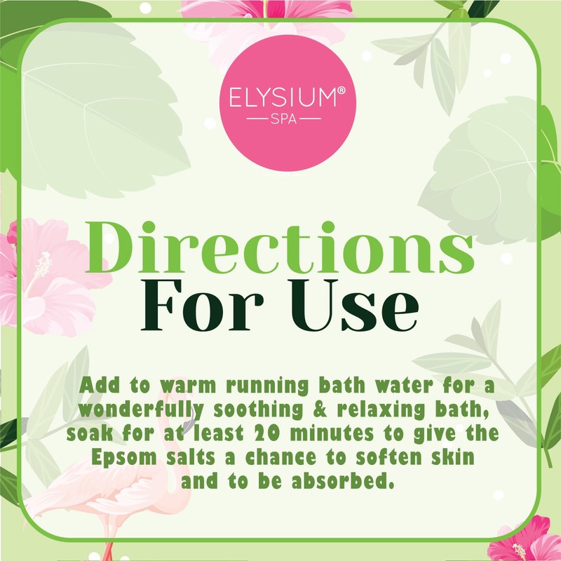 Elysium Spa Spearmint & Peppermint Epsom Salts