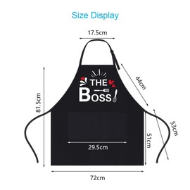 ROSEMO 2pcs pairs apron, The Boss