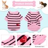 Preferhouse Pet Dog Striped T-Shirt Dogs Cats Cotton Vest Spring