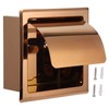 Embedded Style Toilet Paper Holder Stainless Steel Paper Towel Holder