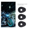 2 Sets Motorcycle Indicator Adapter Plates Compatible with Yamaha MT07