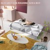 Elehealthy Funda de futón Estampada elástica para sofá Cama Funda