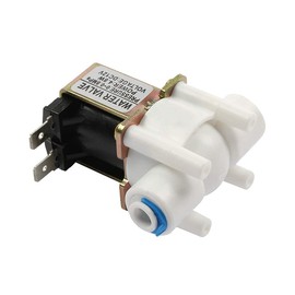 ANCLLO 12V 0.25inch Inlet Water Solenoid Valve Normally Closed for RO Reverse Osmosis Pure System - DC 12V 1/4" Inlet Feed Water Solenoid Valve Quick Connect N/C Normally Closed no Water Pressure
