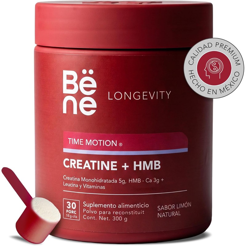 Creatina + HMB Suplemento Alimenticio 300g - Creatina Monohidratada 5g,