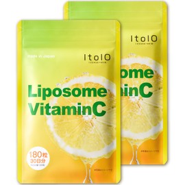 ltolo High Concentration, Lasting Vitamin C Supplement, 1,000 mg (Liposome Vitamin C Supplement, 360 Capsules, 60 Day Supplement), Glutathione, Pomegranate, Vitamin A, Vitamin E, Trito (2 Bags (60 Day