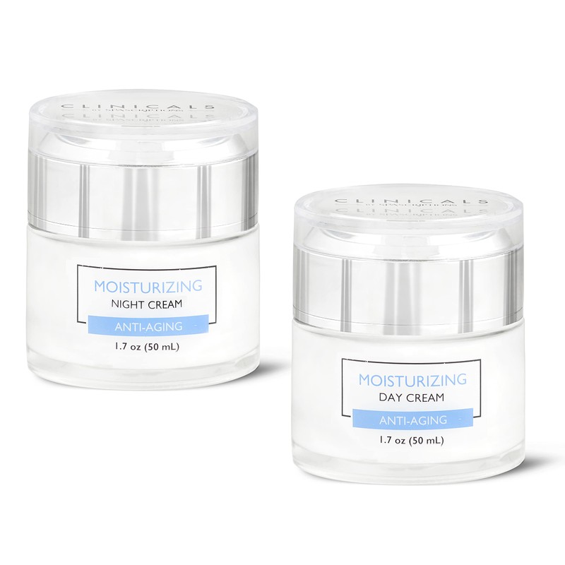 Spascriptions Clinical Moisturizing Day and Night Creams, 2 x 50