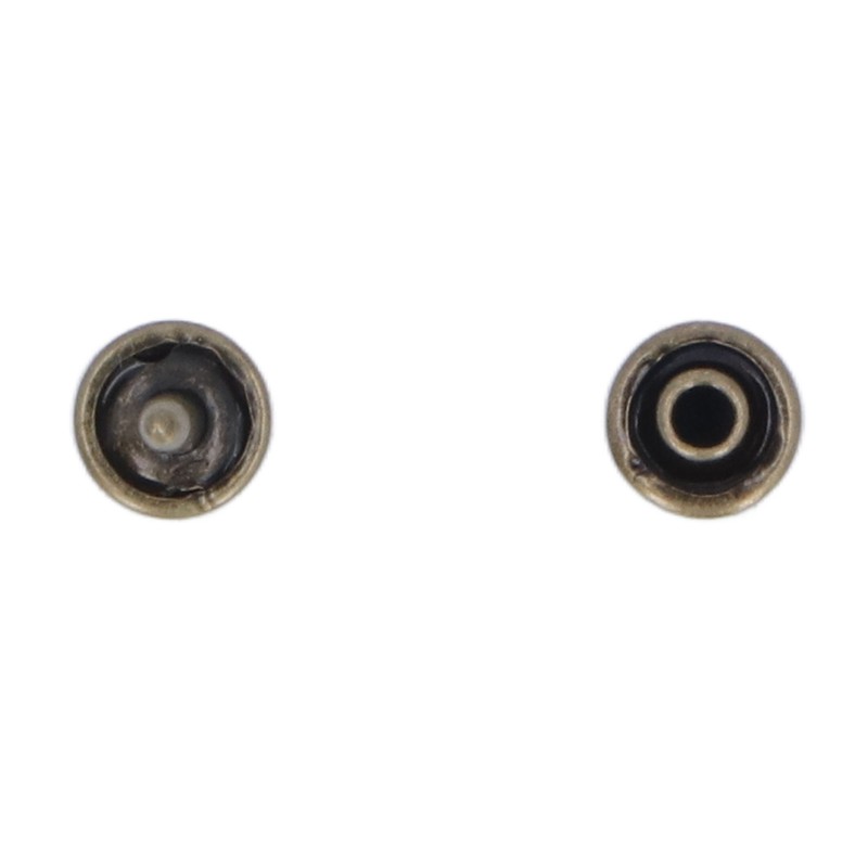 500set Metal Studs Rivets 8mm DIY Iron Double Flat Burr