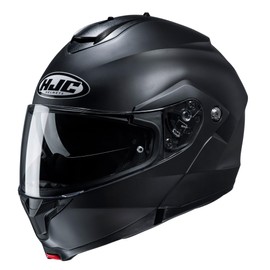 HJC C91N Plain Modular Flip Front Motorcycle Helmet Matt Black (L)