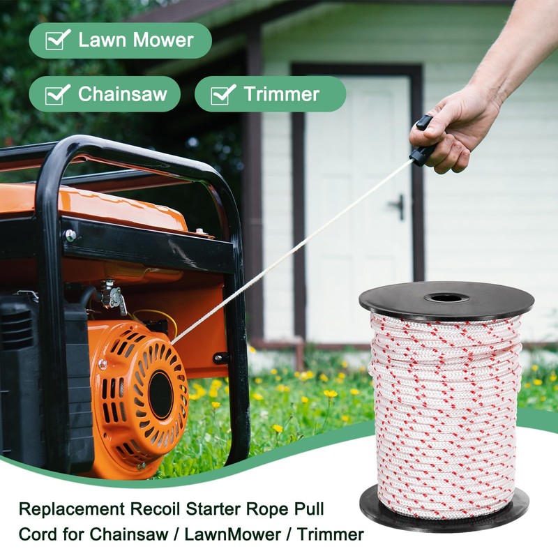 M METERXITY Recoil Starter Rope Pull Cord 3mm 30m Pull