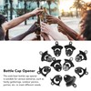 10Pcs Black Beer Bottle Opener Bar Beer Soda Bottle Cap