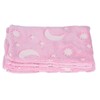 1.5x2m Luminous Blanket Double Side Flannel Star Moon Design Soft
