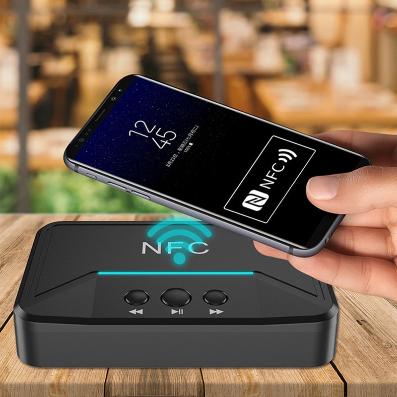 Desktop Bluetooth 5.0 Receiver NFC Wireless USB Audio for Speaker