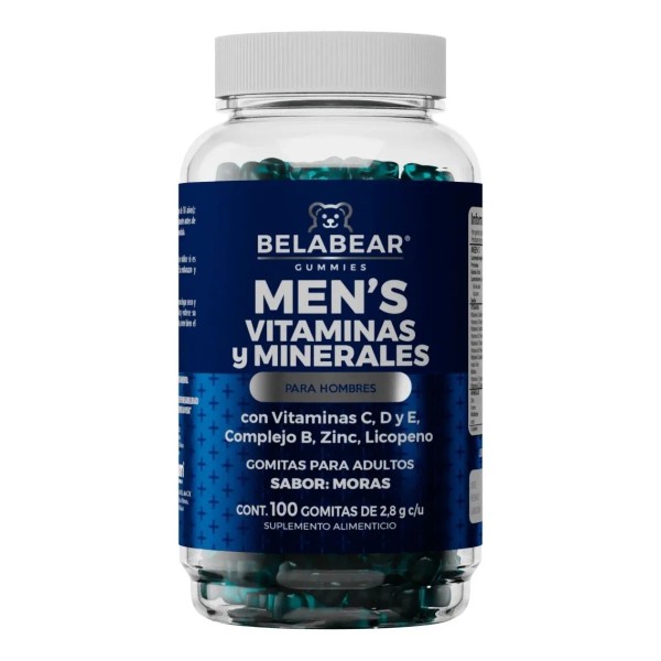 Suplemento En Gomitas Solanum Pharma Men's Multi Sabor Moras De