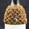 PEARLY JUN Wine Bottle Cover Wedding Wine Bag Engagement Red