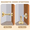 MECCANIXITY Magnetic Door Stoppers Stainless Steel Door Stops, Wall Floor