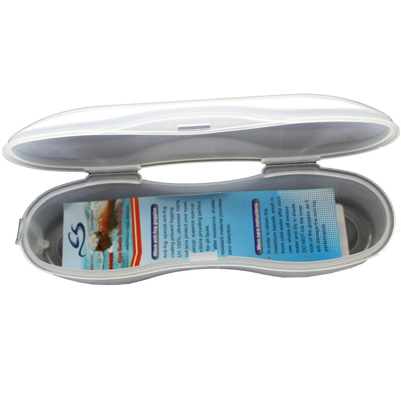 COX SWAIN Swimming Goggles Glasses PROTECT Professional Series, Colour: Clear