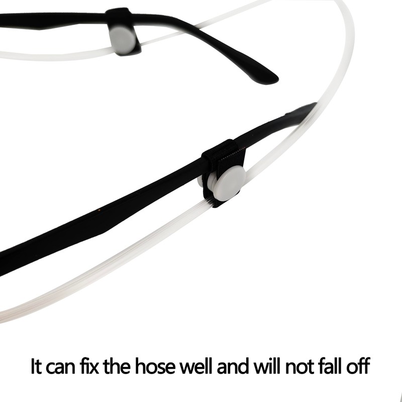 8PCS Oxygen Tube Holder for Glasses，Oxygen Nasal Cannula Clips for