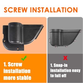 CALBEAU Front Door Pockets, 2PCS Jeep Wrangler Door Side Cup Holder for 2011-2018 Jeep Wrangler JK JKU 2/4 Door, Jeep Wrangler Accessories for Saggy Nets Replacement