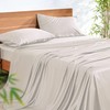 NATUREFIELD 4Pcs Cooling Sheets Set Queen Size Rayon Derived from