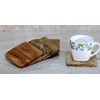 StonKraft Square Wooden Coasters for Tea & Coffee – Handmade