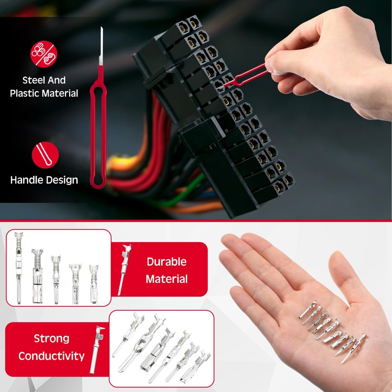 Reginary 333 Pcs Terminal Pin Removal Tool Kit Includes 43