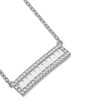 My Daily Styles 925 Sterling Silver White Clear Baguette-Shape CZ