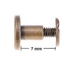 HAND® 20 Sets of Antique Brass Tone Copper Binding Screws