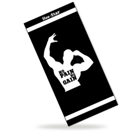 HEE-Star Sports Towel Gym - Fitness Towel Microfibre Ideal for Sports and Bodybuilding - Ultralight and Thin - Training Towel Gym for Men