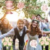 25 Pcs Wedding Photo Booth Props Rose Gold Wedding Party