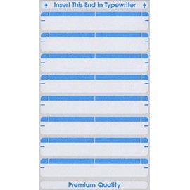 MACO Light Blue File Folder Labels, 9/16 x 3-7/16 Inches, 248 Per Box (FF-L4)