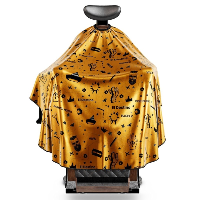 Professional Barber Cape - Hair Cutting Cape with Adjustable Neck