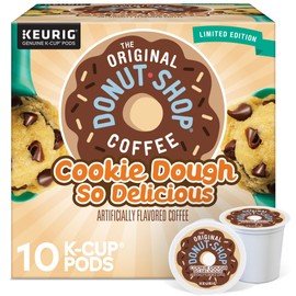 The Original Donut Shop Cookie Dough So Delicious Coffee, Single-Serve Keurig K-Cup Pods, 60 Count